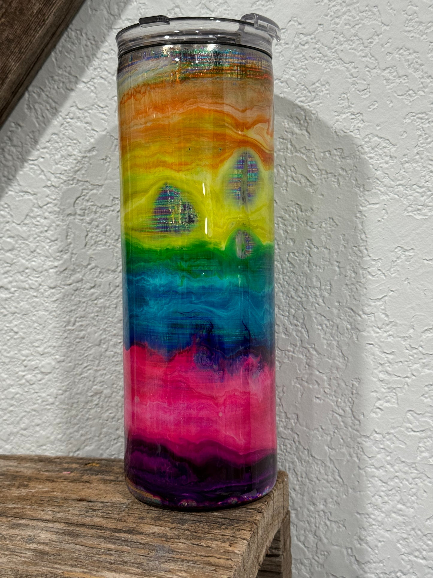 Rainbow Bowling Ball