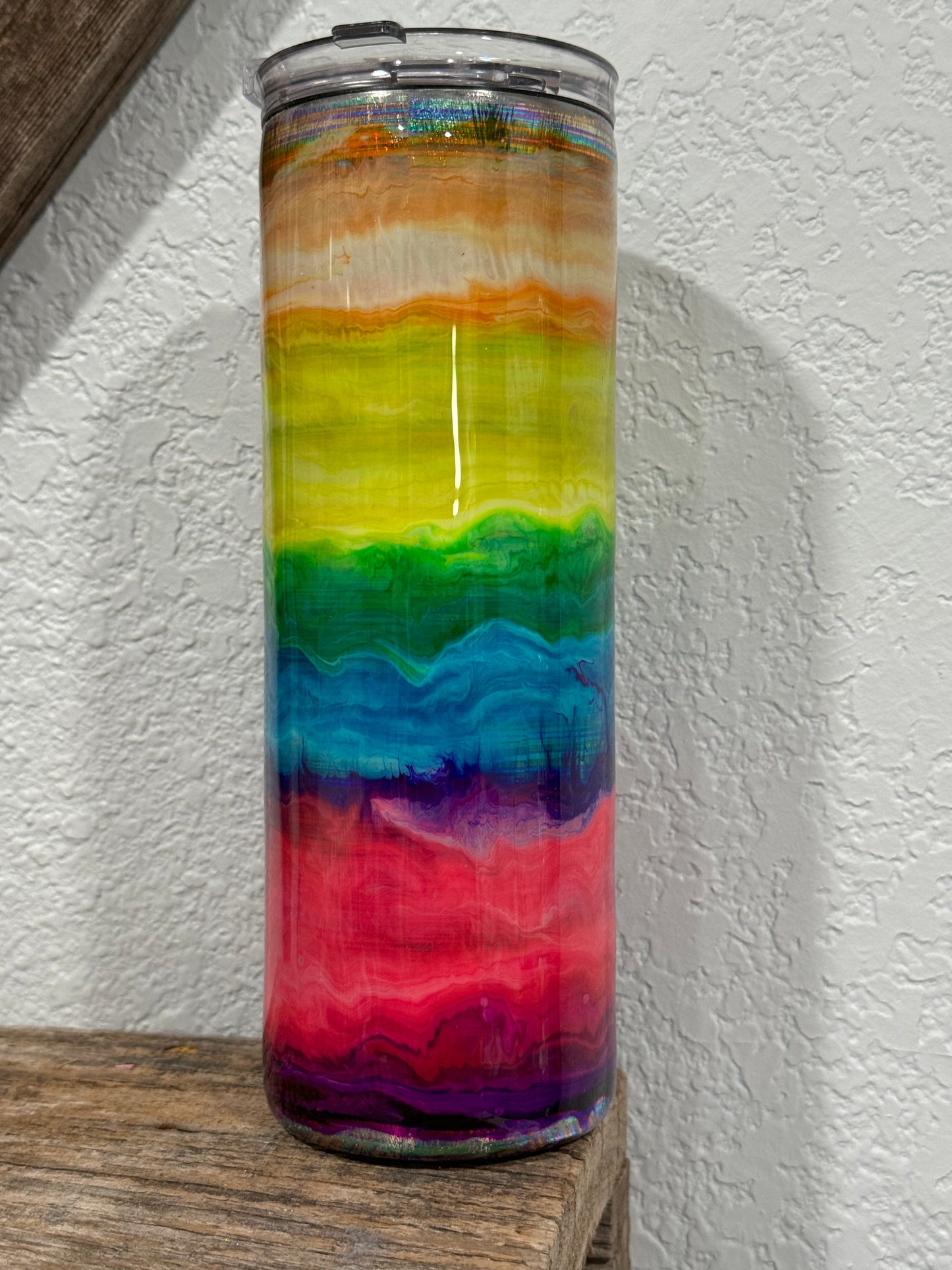 Rainbow Bowling Ball