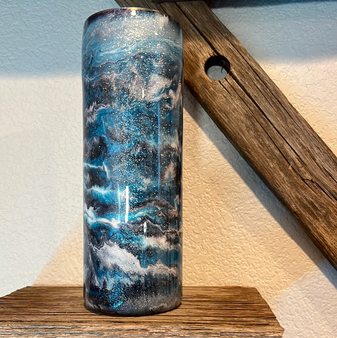 Blue/Black swirl
