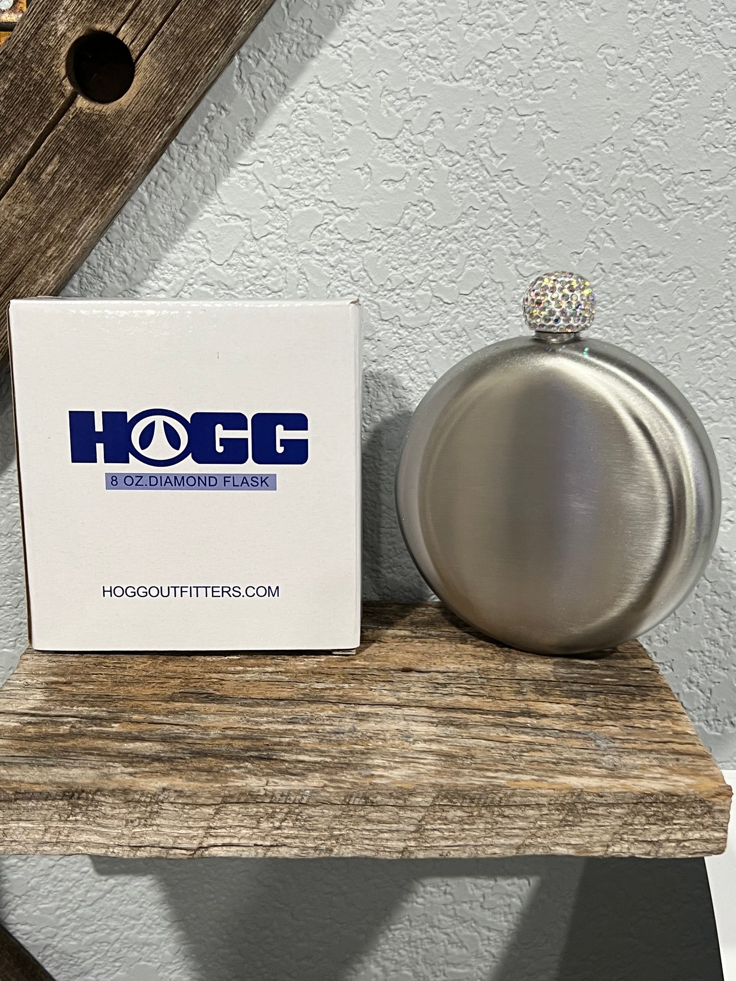 Custom 8oz Diamond Flask